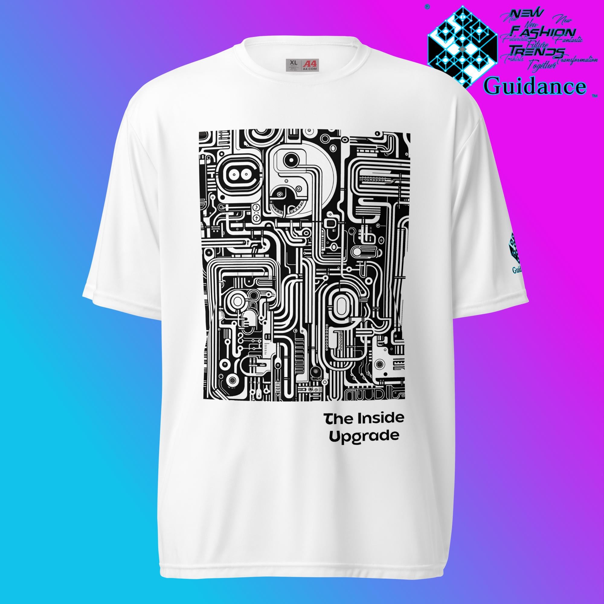 Upgrade Inside Graphic T Shirt by XGuidance White 1