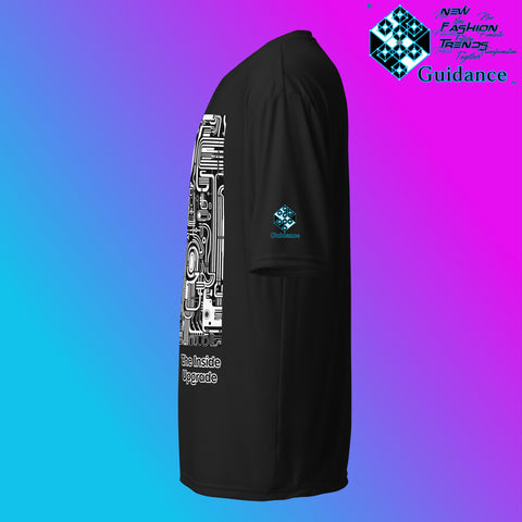 Upgrade Inside Graphic T Shirt by XGuidance Black 11