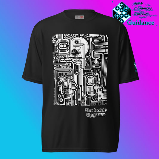 Upgrade Inside Graphic T Shirt by XGuidance Black 2