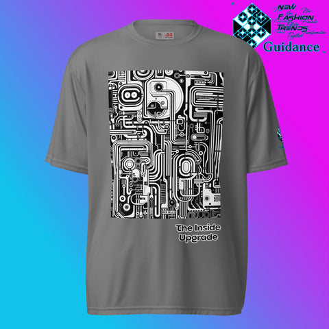 Upgrade Inside Graphic T Shirt by XGuidance Graphite 4