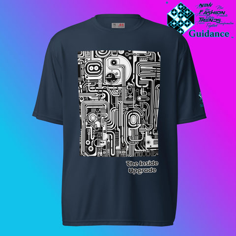 Upgrade Inside Graphic T Shirt by XGuidance Navy 5