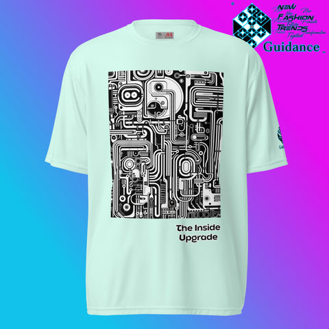 Upgrade Inside Graphic T Shirt by XGuidance Pastel Mint 6
