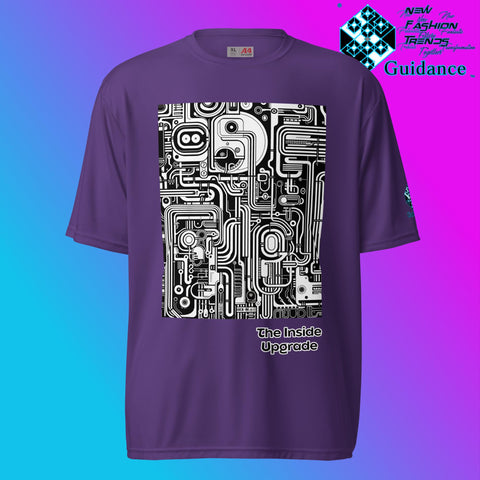 Upgrade Inside Graphic T Shirt by XGuidance Purple 7