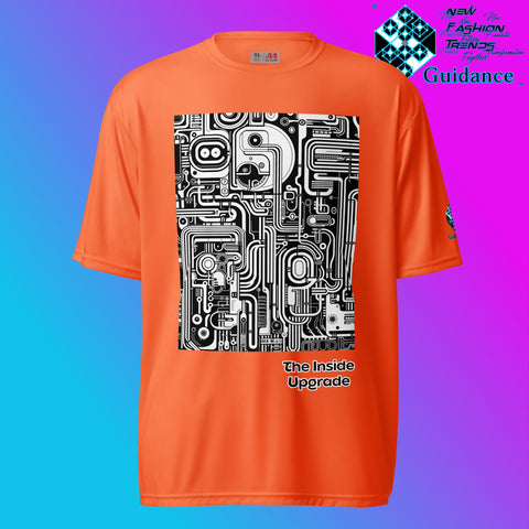Upgrade Inside Graphic T Shirt by XGuidance Safety Orange 9