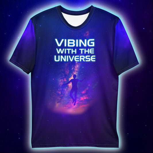 Vibing With the Universe T-Shirt, Cosmic Festival T-Shirts by XGuidance XS 2