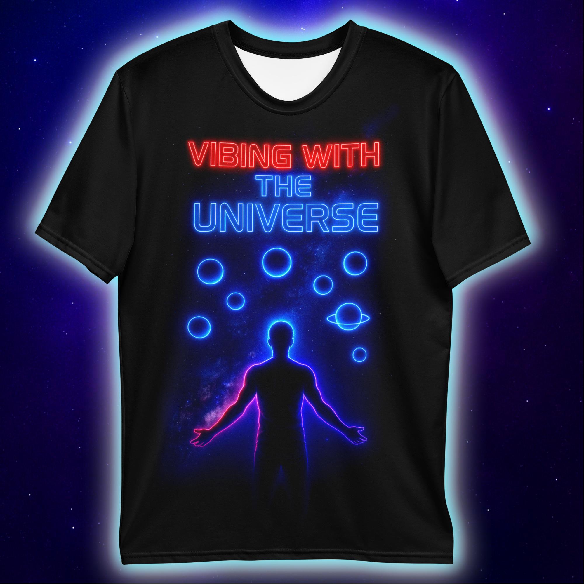 Vibing With the Universe T-Shirt – Neon Festival T-Shirts by XGuidance XS 2