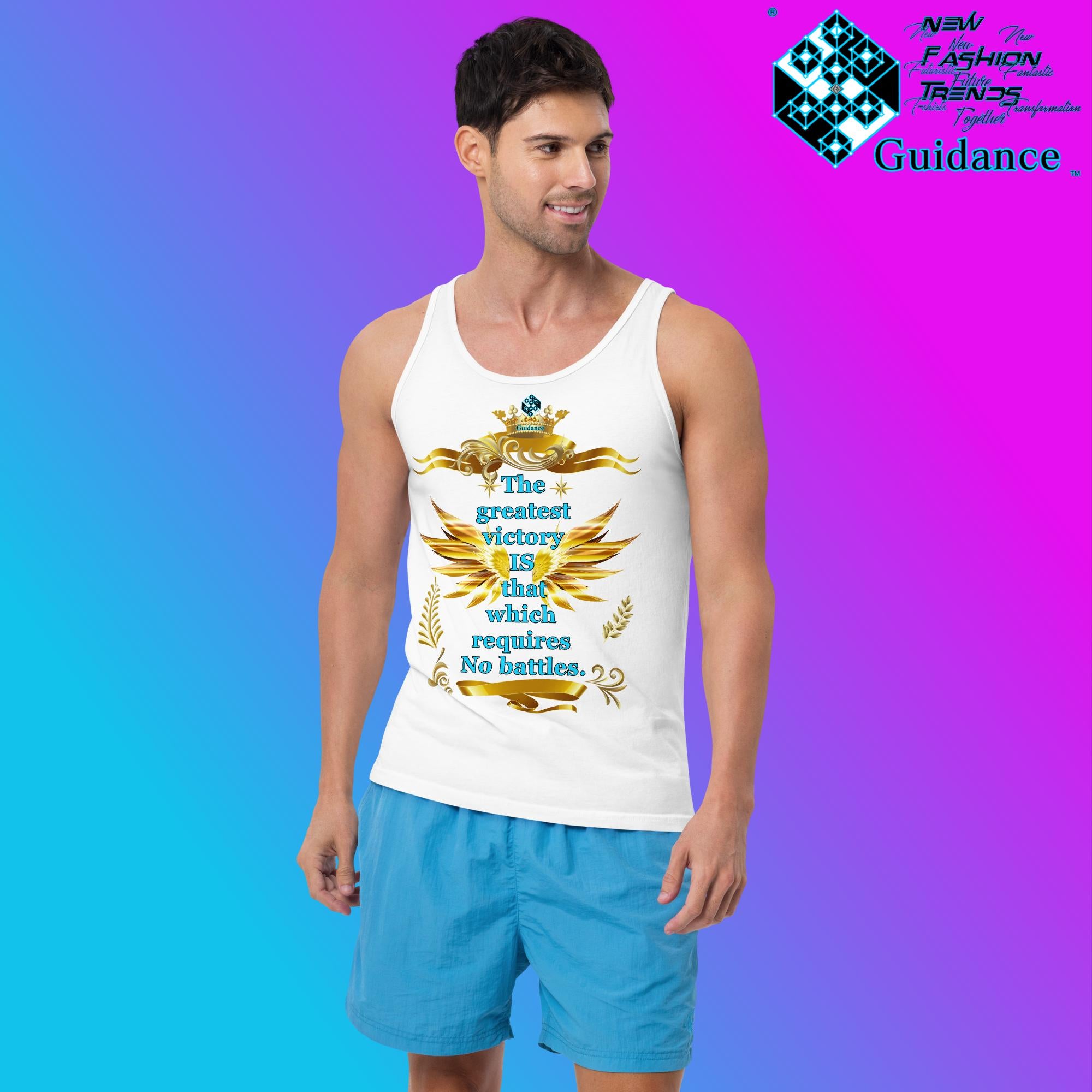 Victory - Tank Tops Tank Tops by XGuidance White 5