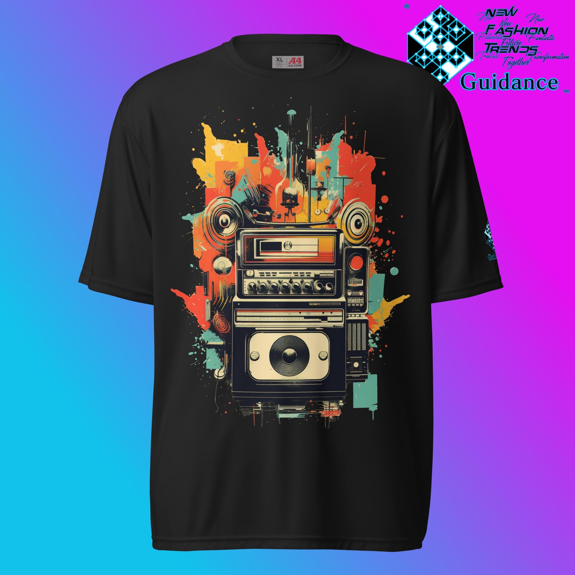 Vintage Echo Retro Camera T Shirt by XGuidance Black 1