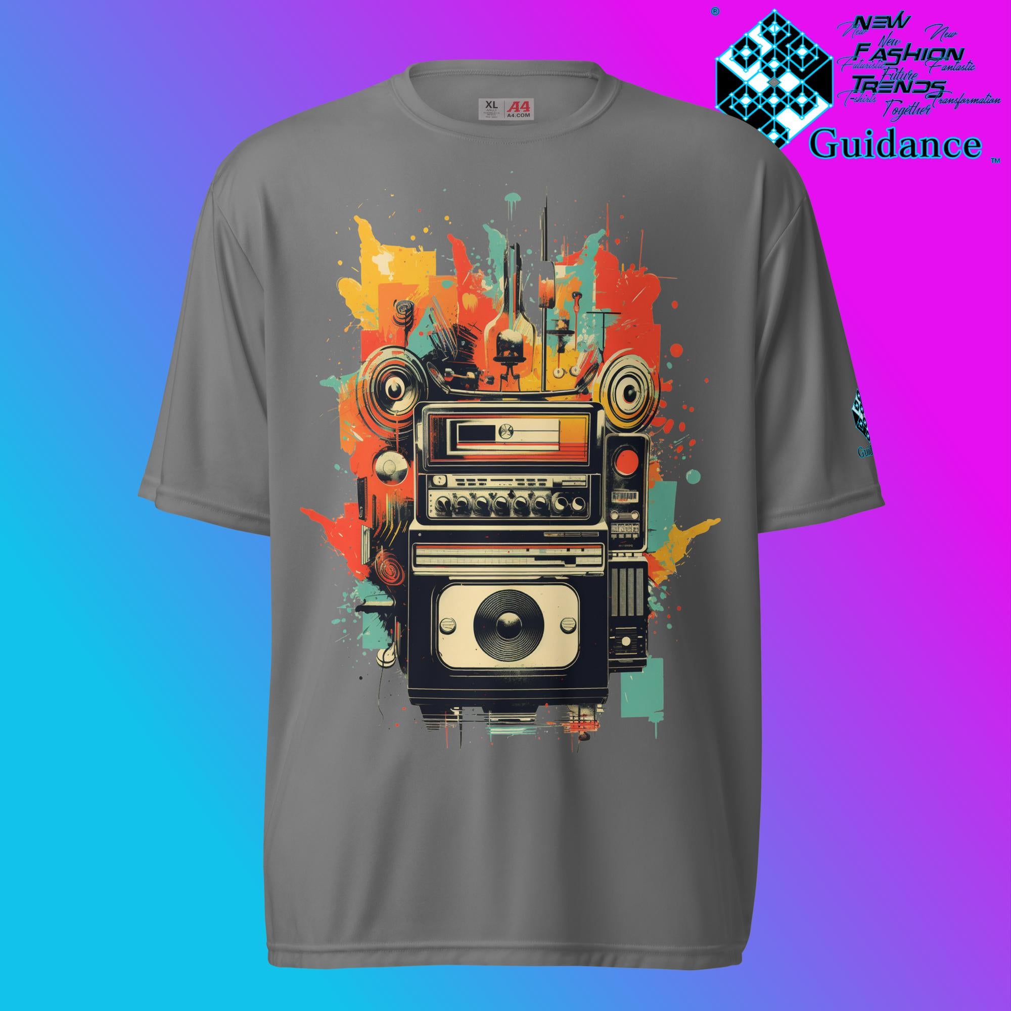 Vintage Echo Retro Camera T Shirt by XGuidance Graphite 3
