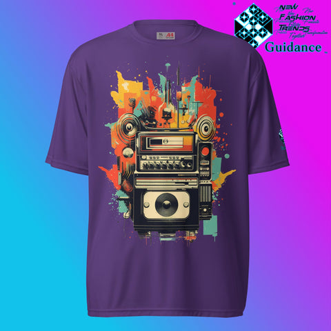 Vintage Echo Retro Camera T Shirt by XGuidance Purple 5