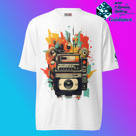 Vintage Echo Retro Camera T Shirt by XGuidance White 9