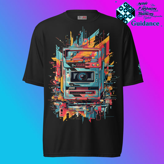 Vintage Snapshot Retro T Shirt by XGuidance Black 2