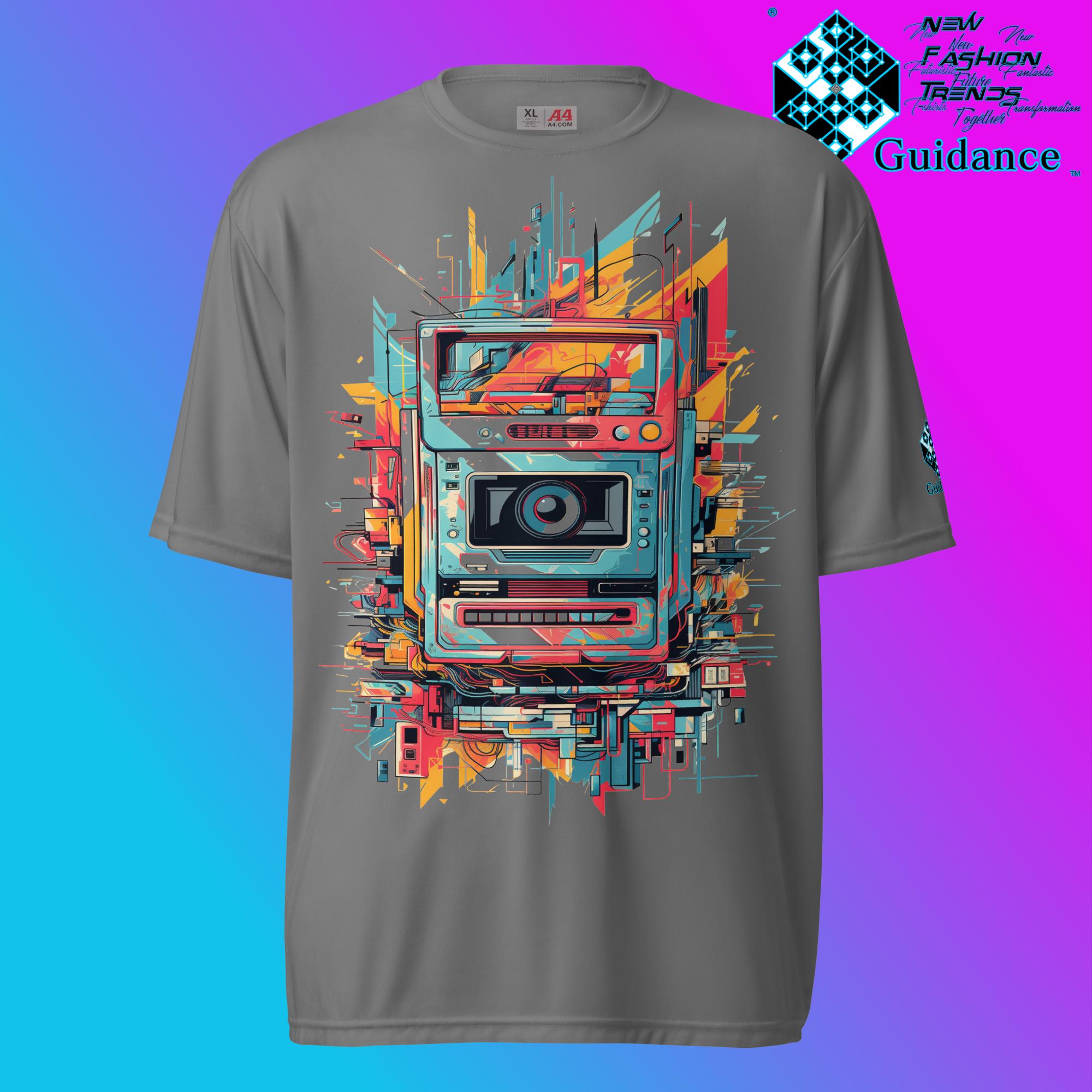 Vintage Snapshot Retro T Shirt by XGuidance Graphite 4