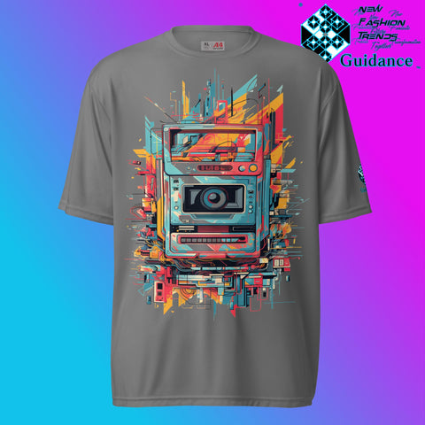 Vintage Snapshot Retro T Shirt by XGuidance Graphite 4