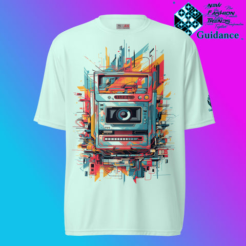 Vintage Snapshot Retro T Shirt by XGuidance Pastel Mint 6