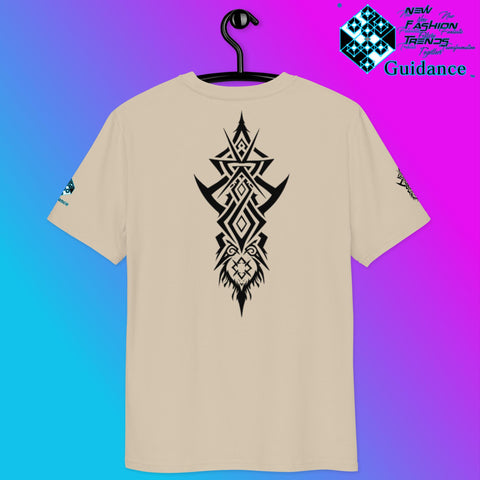 Warrior’s Spirit T-Shirt – Tribal Lion & Inner Strength by XGuidance Burgundy 41