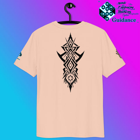 Warrior’s Spirit T-Shirt – Tribal Lion & Inner Strength by XGuidance Burgundy 42