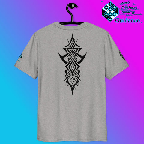 Warrior’s Spirit T-Shirt – Tribal Lion & Inner Strength by XGuidance Burgundy 43