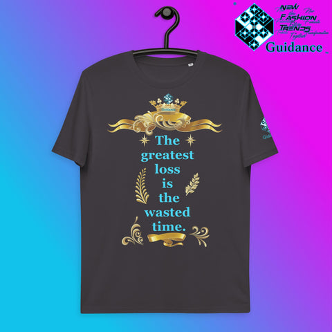 Wasted Time T-Shirt T-Shirts by XGuidance Anthracite 6