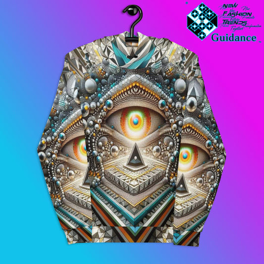 Watchful Gaze Hoodie with All Seeing Eye Design by XGuidance 2XS 1