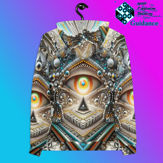 Watchful Gaze Hoodie with All Seeing Eye Design by XGuidance 2XS 2