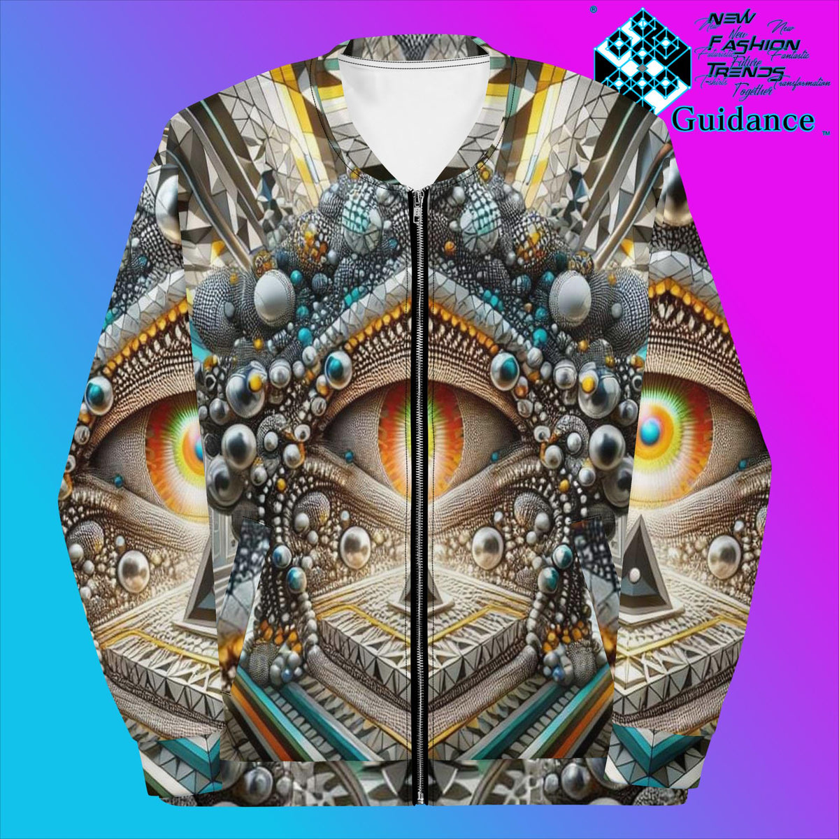 Watchful Gaze Jacket with All-Seeing Eye Design by XGuidance XS 1