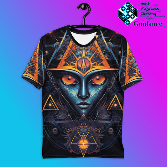 Whisper Vista T-Shirt – Sacred Geometry Spiritual Streetwear T-Shirts by XGuidance XS 1