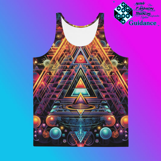 Whispers of Eternity Tank Top – Timeless Festival Streetwear by XGuidance XS 1