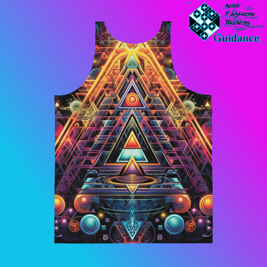 Whispers of Eternity Tank Top – Timeless Festival Streetwear by XGuidance XS 2