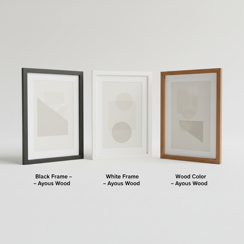 Custom Wooden Framed Poster