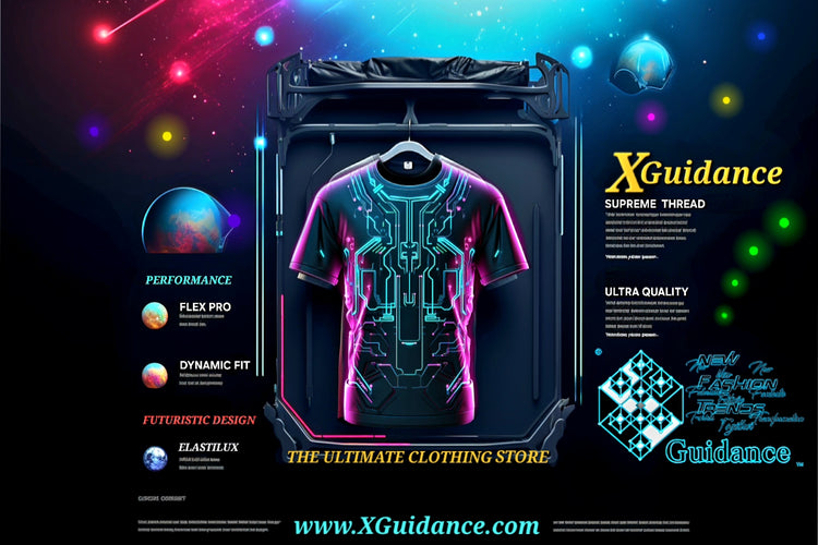 xguidance cloting store patterned t-shirt