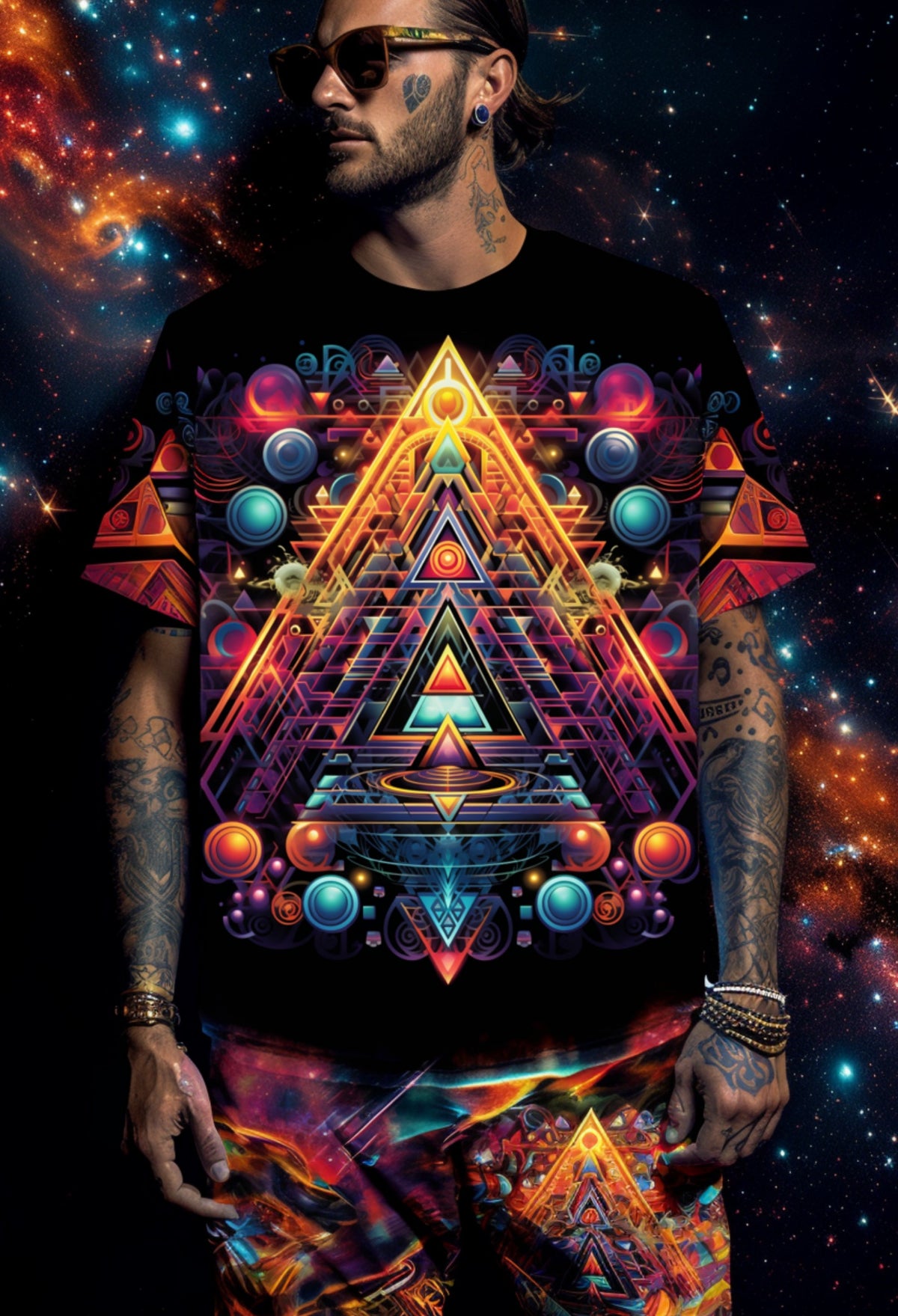 xguidance t-shirt geometry futuristic 