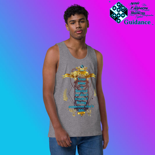 Your Time - Tank Tops Tank Tops by XGuidance Athletic Heather 1