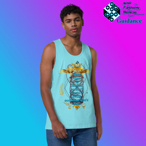 Your Time - Tank Tops Tank Tops by XGuidance Pacific Blue 6