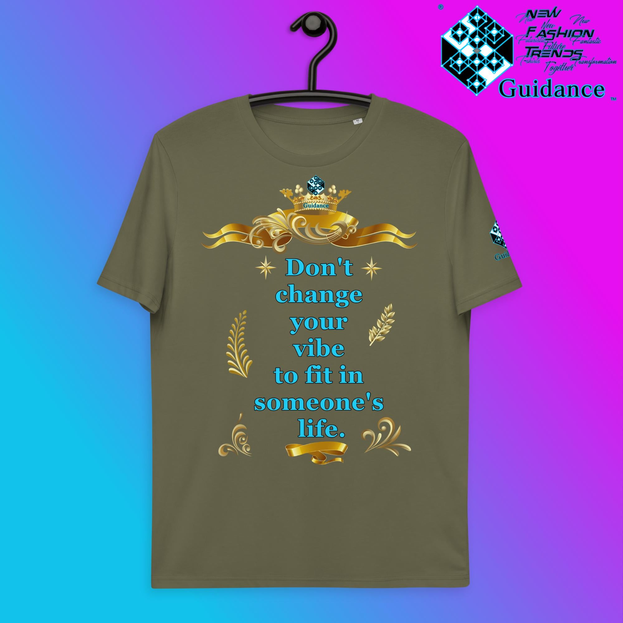 Your Vibe T-Shirt T-Shirts by XGuidance Khaki 14
