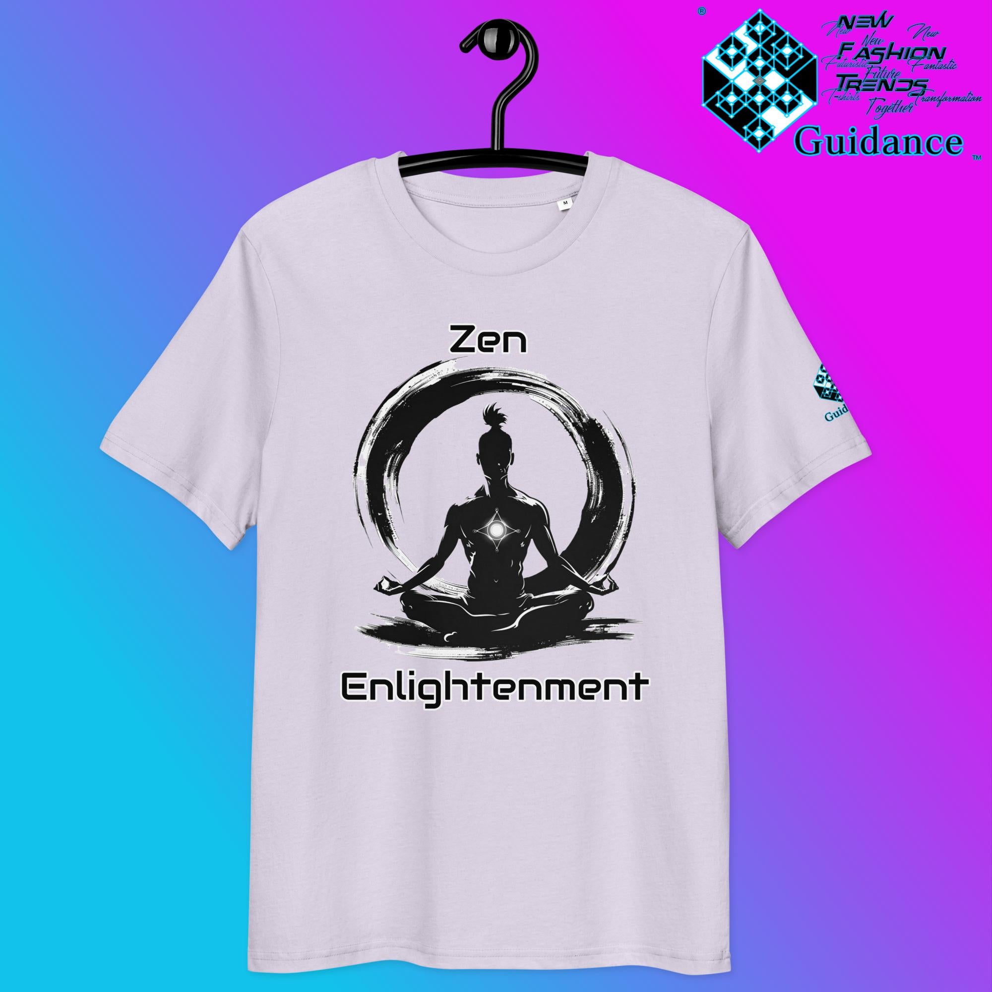 Zen Enlightenment T-Shirt – Meditative Power & Balance by XGuidance Lavender 2