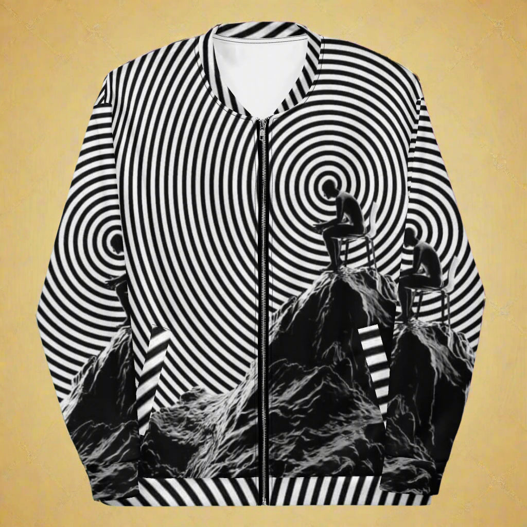 Zen State of Mind Jacket with Hypnotic Spiral Art by XGuidance XS 1