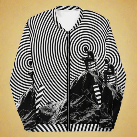 Zen State of Mind Jacket with Hypnotic Spiral Art by XGuidance XS 1