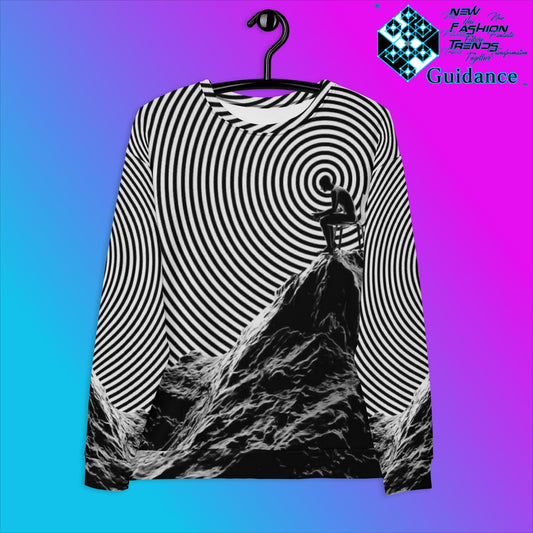 Zen State of Mind Sweatshirt with Mountain Design by XGuidance XS 1