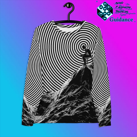 Zen State of Mind Sweatshirt with Mountain Design by XGuidance XS 1