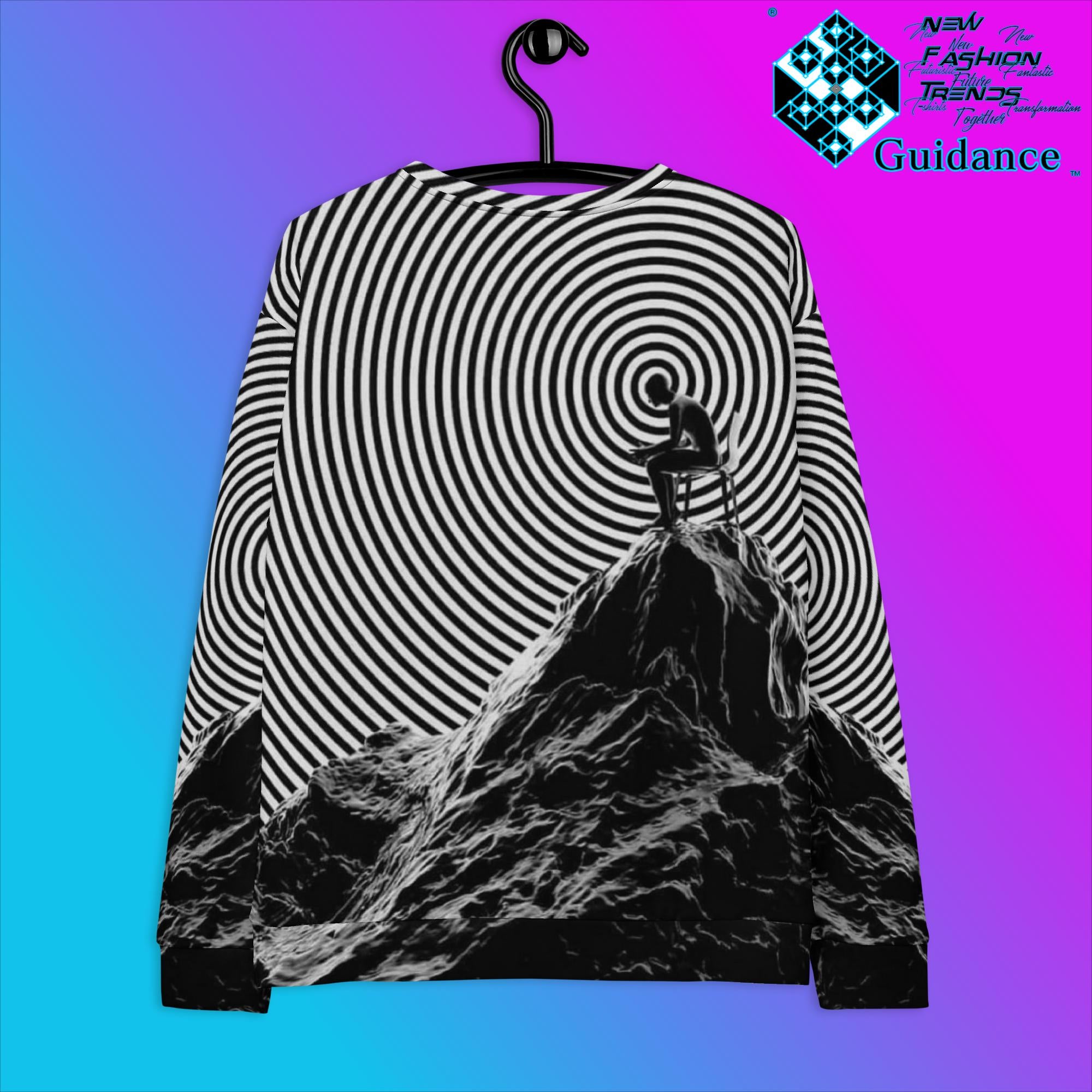 Zen State of Mind Sweatshirt with Mountain Design by XGuidance XS 2