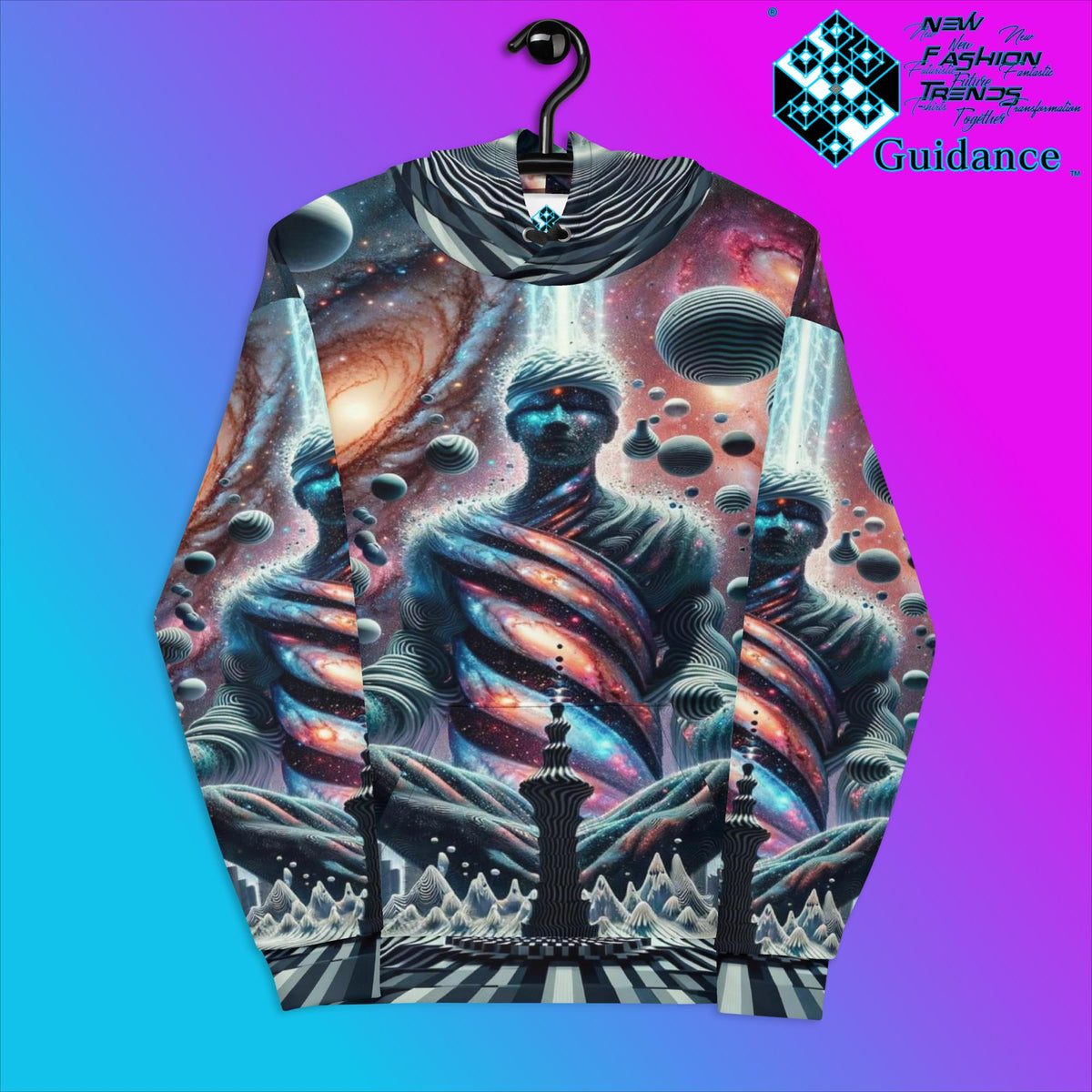 Zen Tranquility Hoodie with Mindfulness-Inspired Design by XGuidance 2XS 1