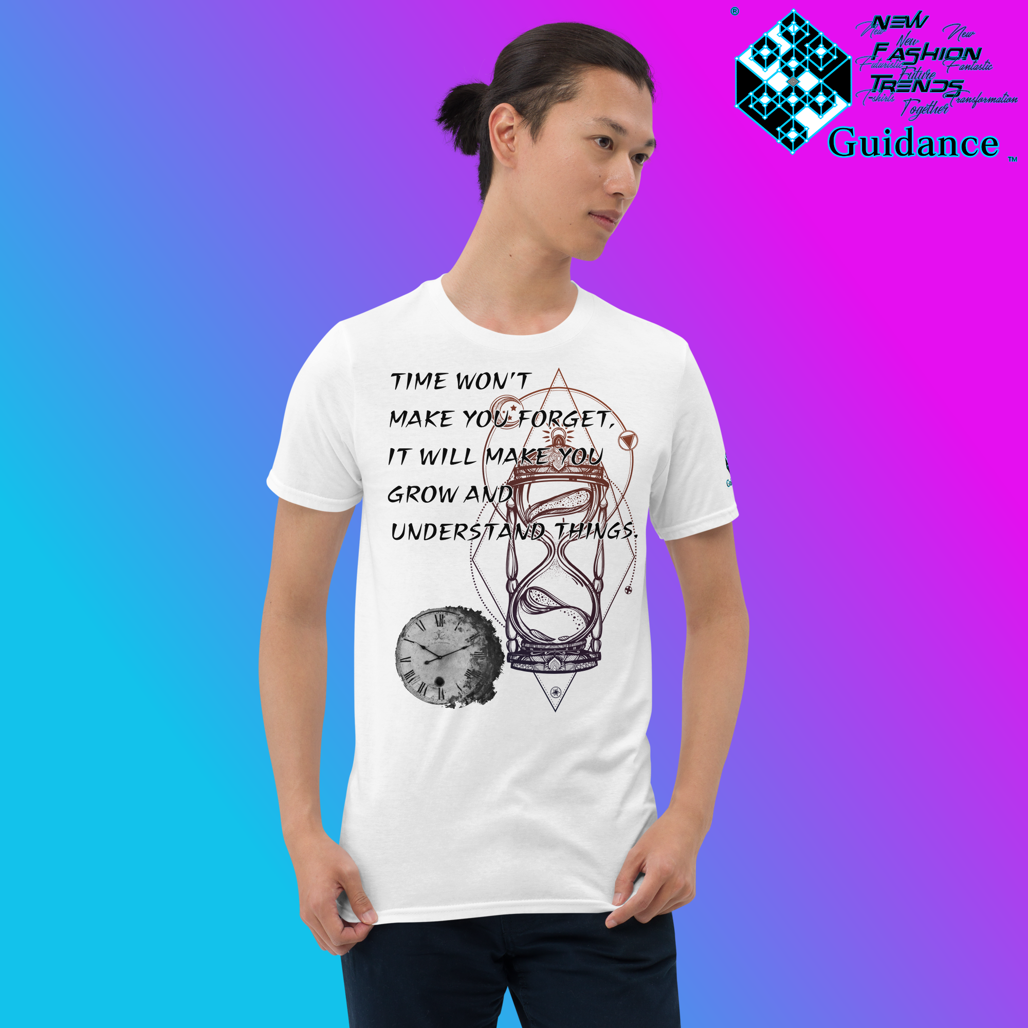 Embrace Time T-Shirt T-Shirts by XGuidance Black 2