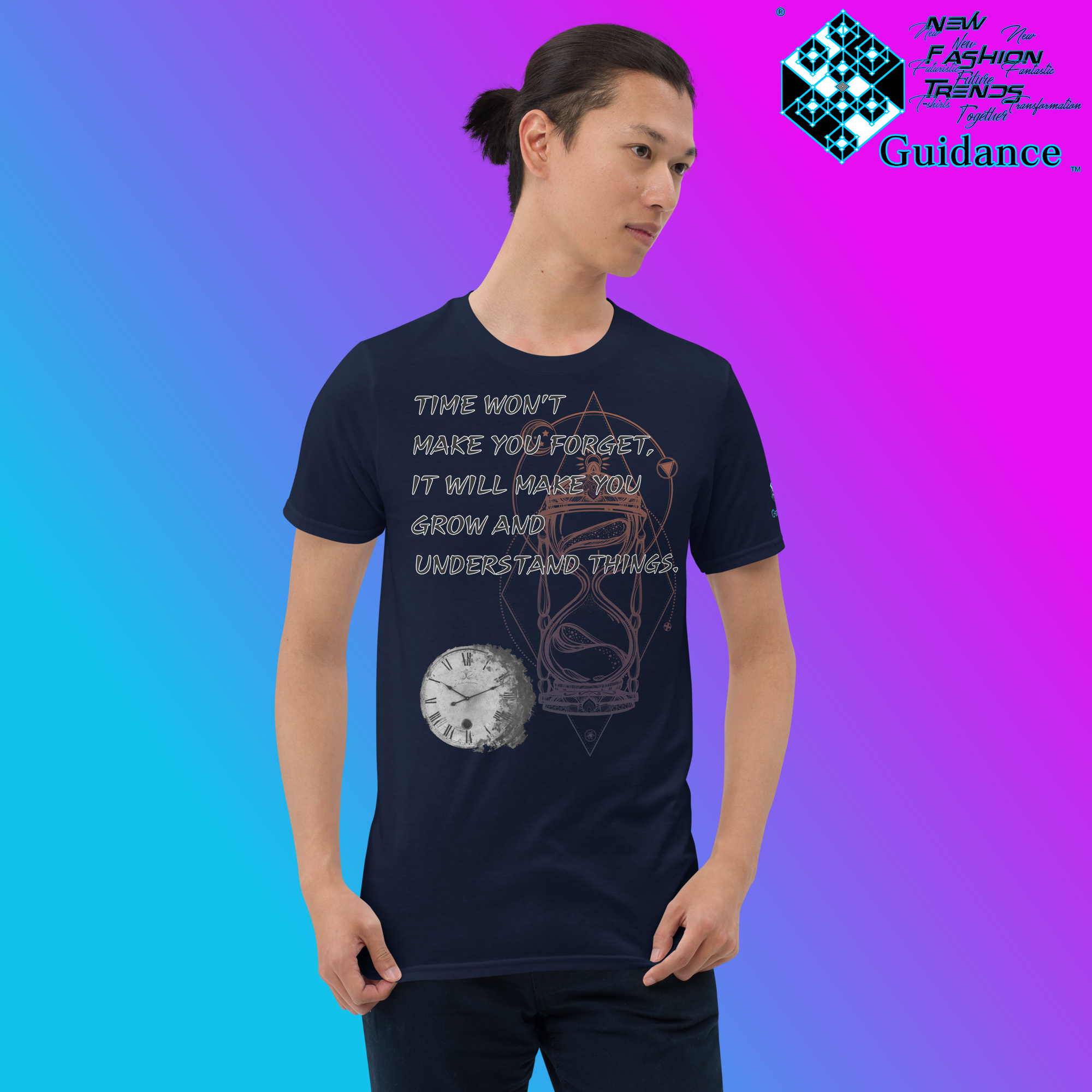 Embrace Time T-Shirt T-Shirts by XGuidance Black 5