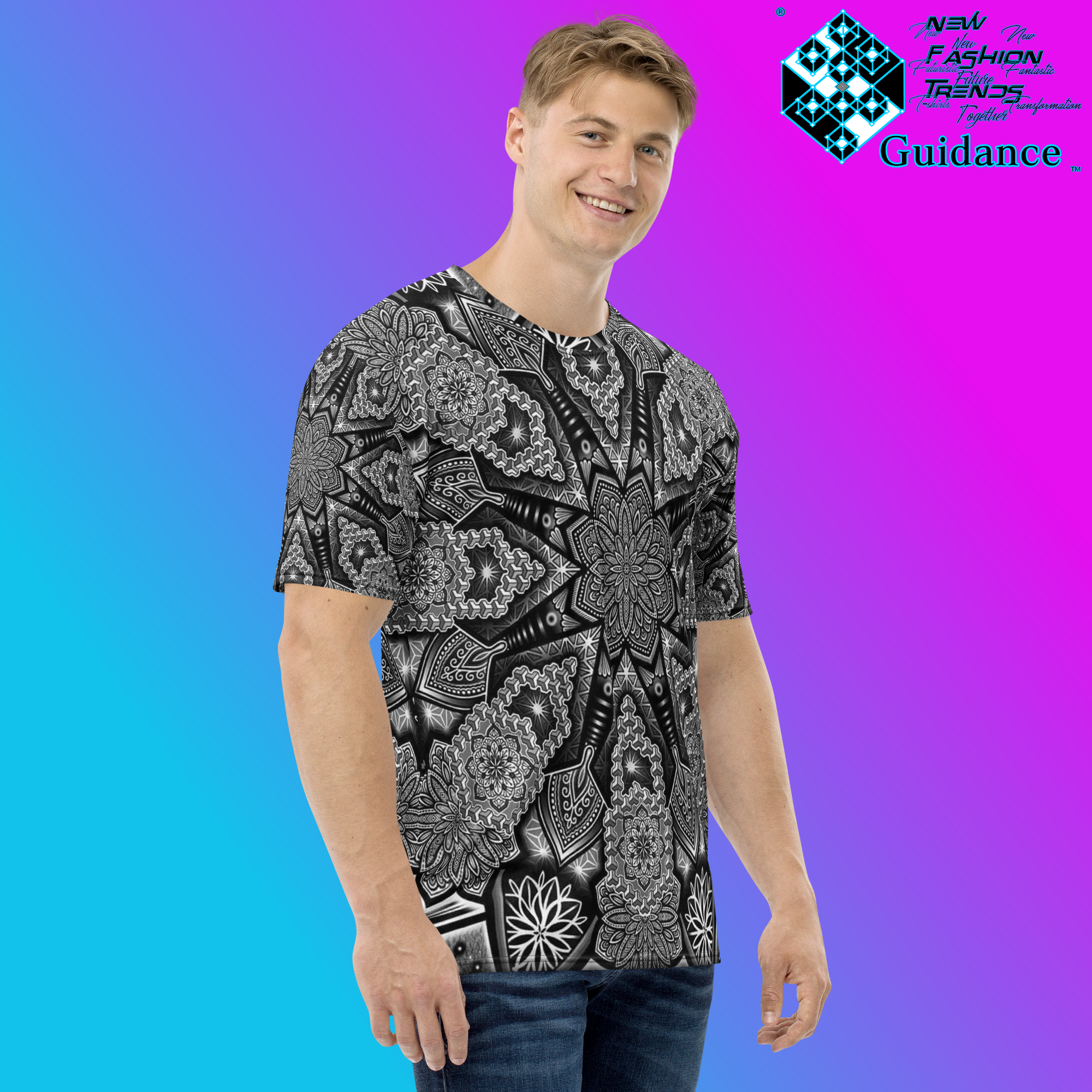 Safeguard Mandala T-Shirt T-Shirts by XGuidance XS 3